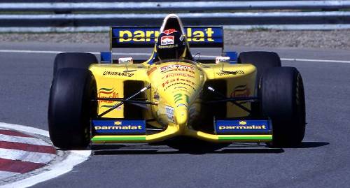 Pedro Diniz behind the wheel of Forti Ford, 1995